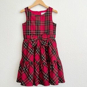 Red Plaid Girl’s Dress